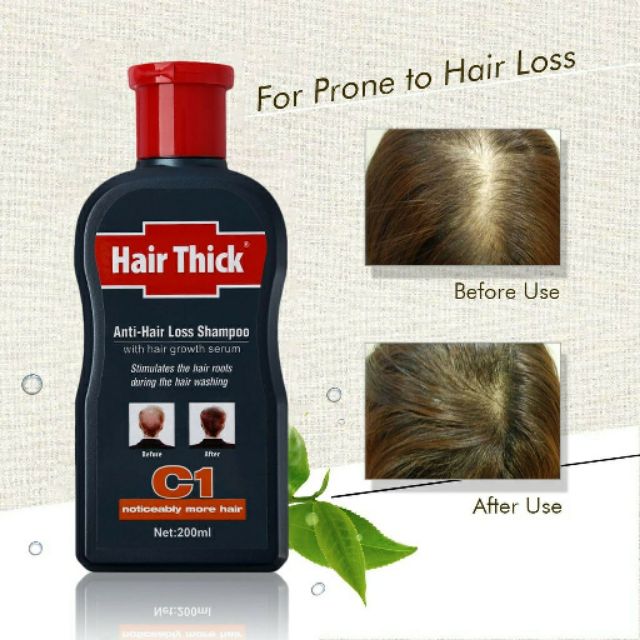 Hair Thick Anti Hair Loss Shampoo With Hair Growth Serum