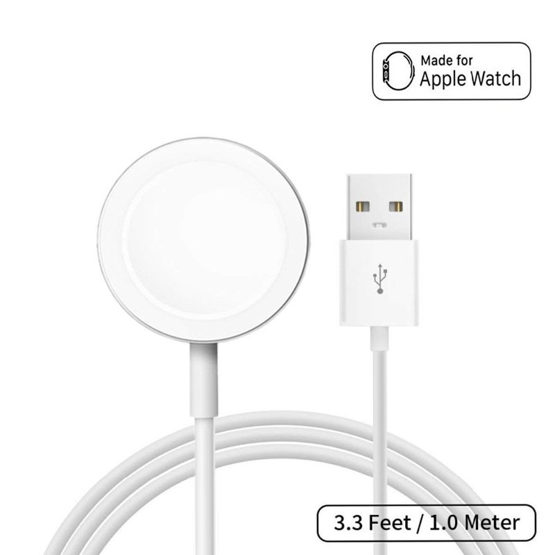 Wireless Charger Magnetic Charging Cable For Apple Watch Series 2 3 Usb Magnetic Charge Cable 1m For Apple Watch 38 42mm Charger Shopee Philippines