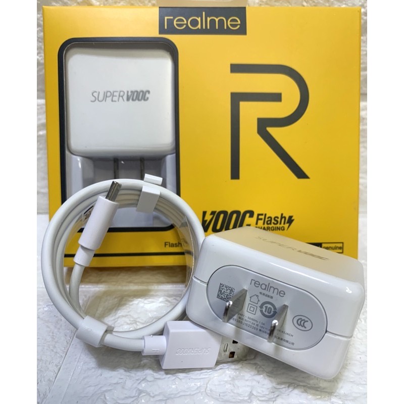 Realme 20W 5V 4A Adapter Super VOOC Charger Fast Charging With Type C