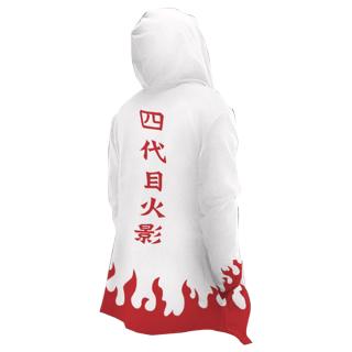 Naruto Namikaze Minato Cosplay Jacket Trench Robe Akatsuki 