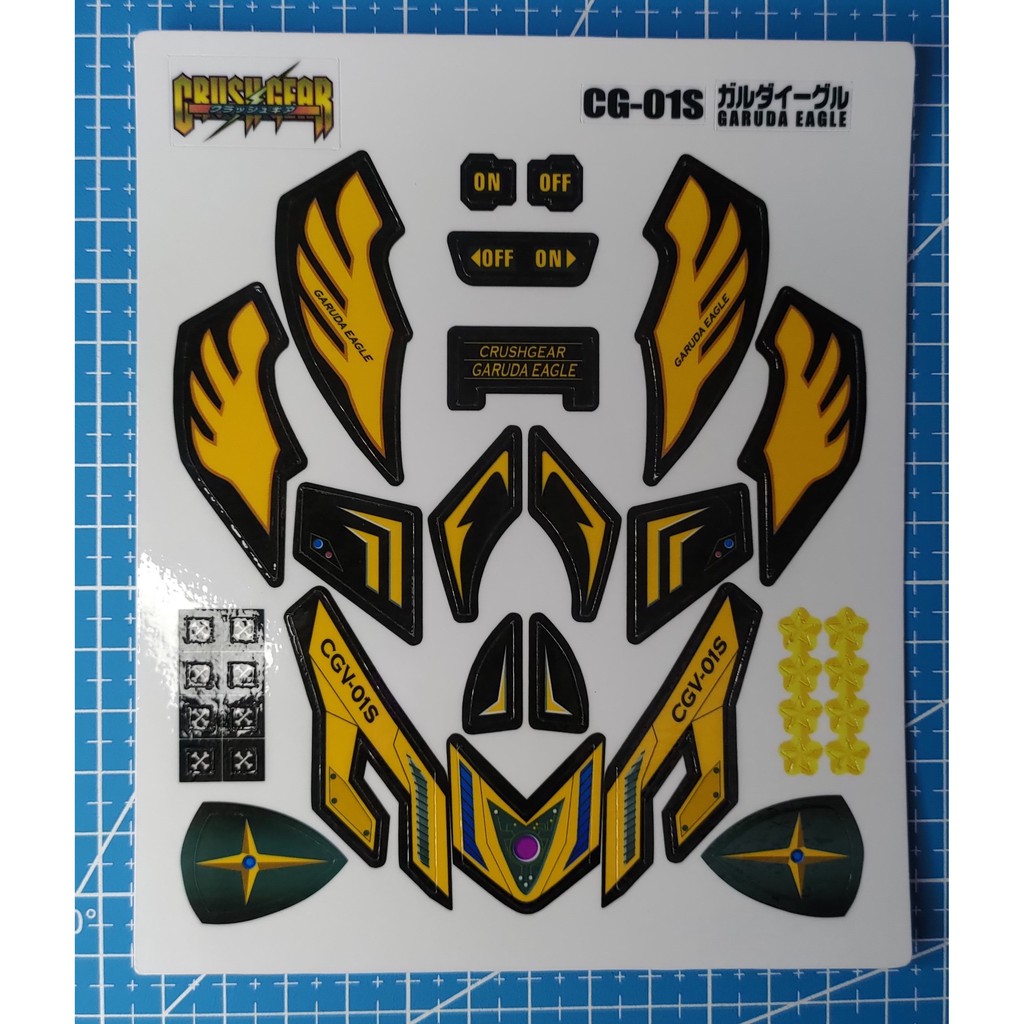 Crush Gear Garuda Eagle Sticker Shopee Philippines