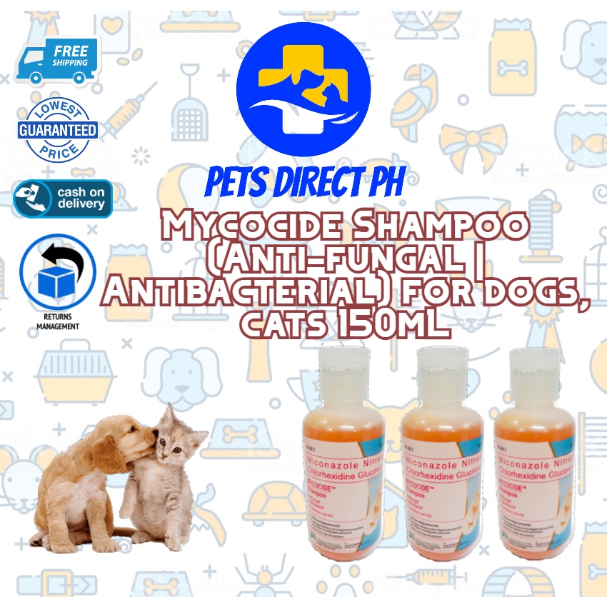 Mycocide Shampoo (Antifungal Antibacterial) for dogs, cats 150mL