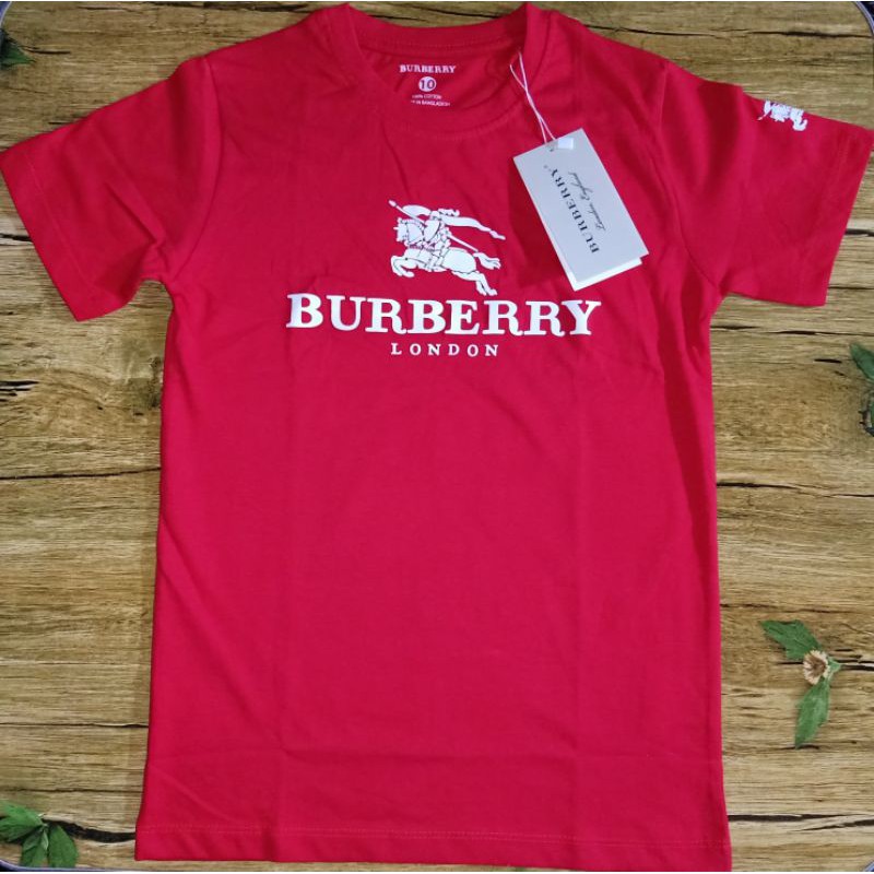 COD] BURBERRY T-SHIRT FOR KIDS UNISEX (BRANDED OVERRUNS) 8-10y/o | Shopee  Philippines