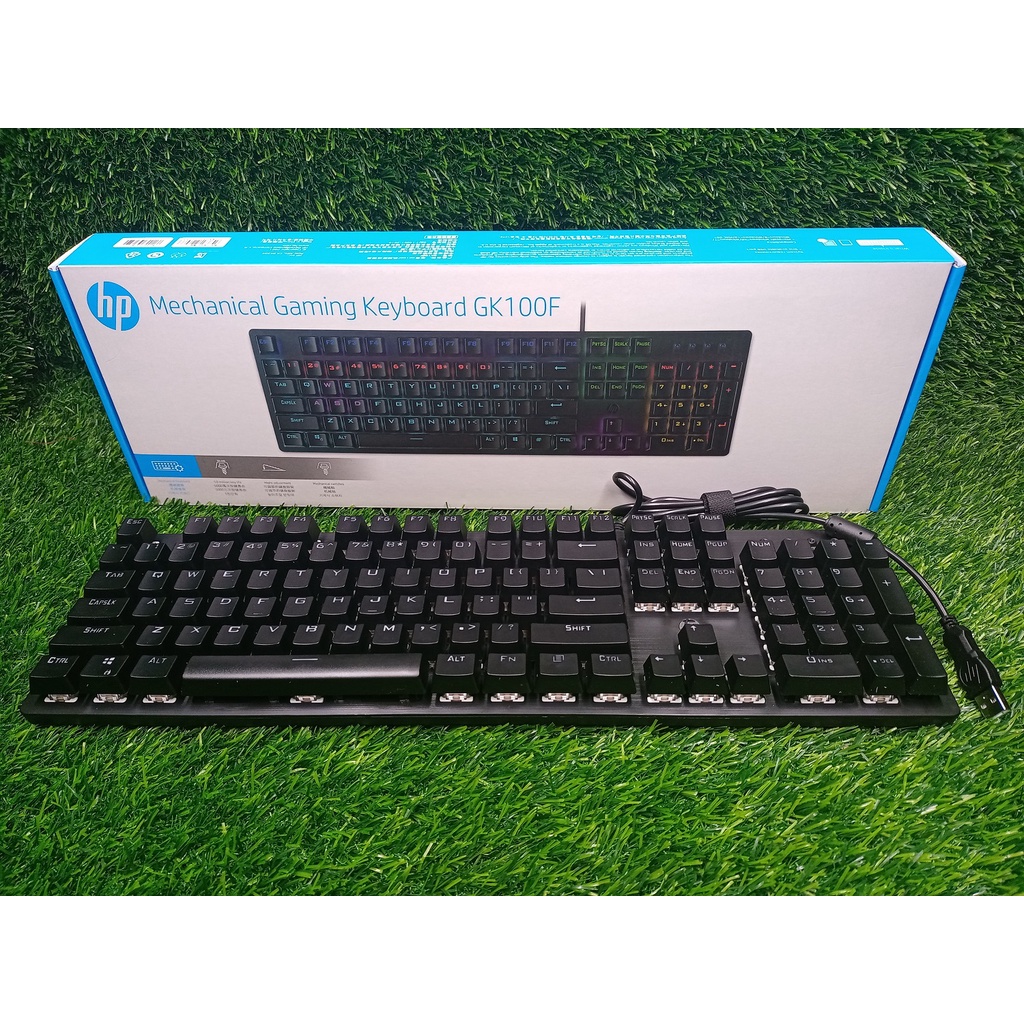 HP GK100F Real Mechanical Keyboard Wired Mixed Backlight Gaming