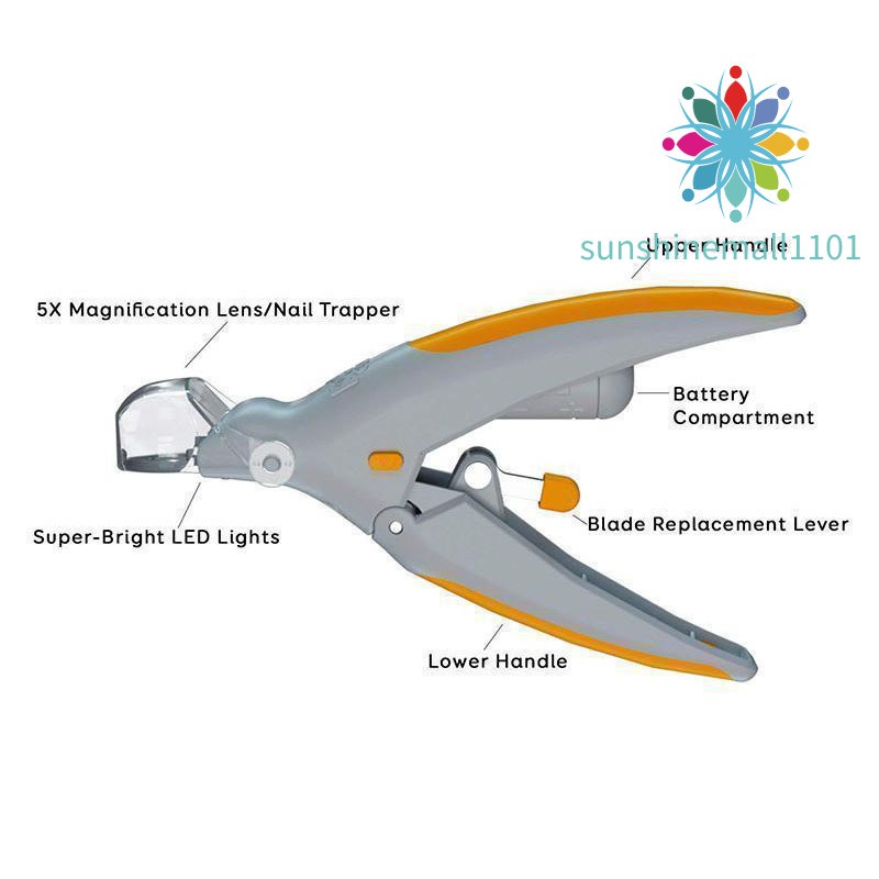 pet nail trimmer with light