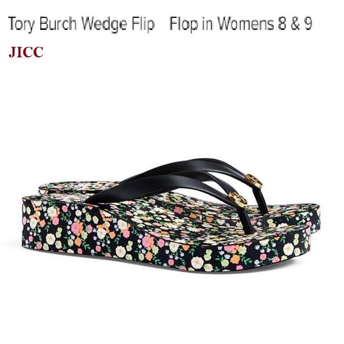 tory burch wedge flip flops