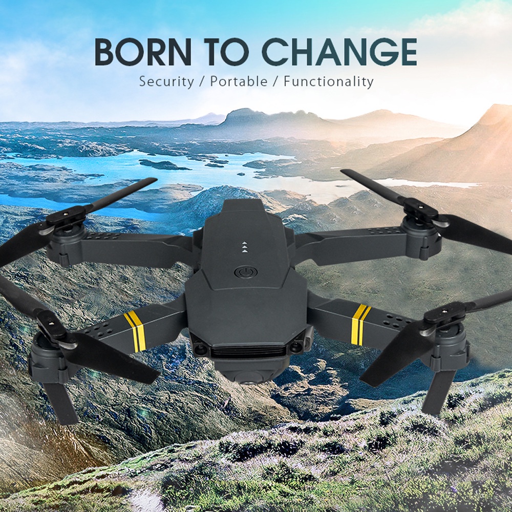 KY601S WIFI FPV Foldable Arm Selfie Drone HD Camera 6Axis 2.4G 4CH RC Quadcopter 