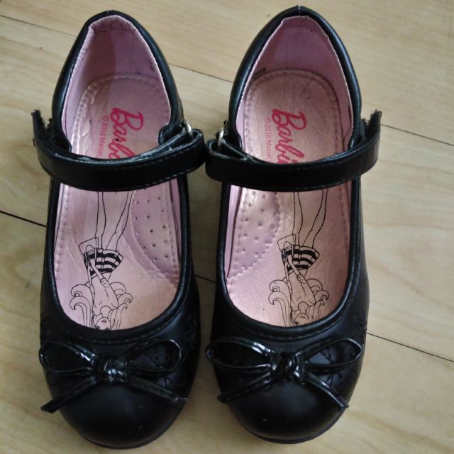 barbie black school shoes