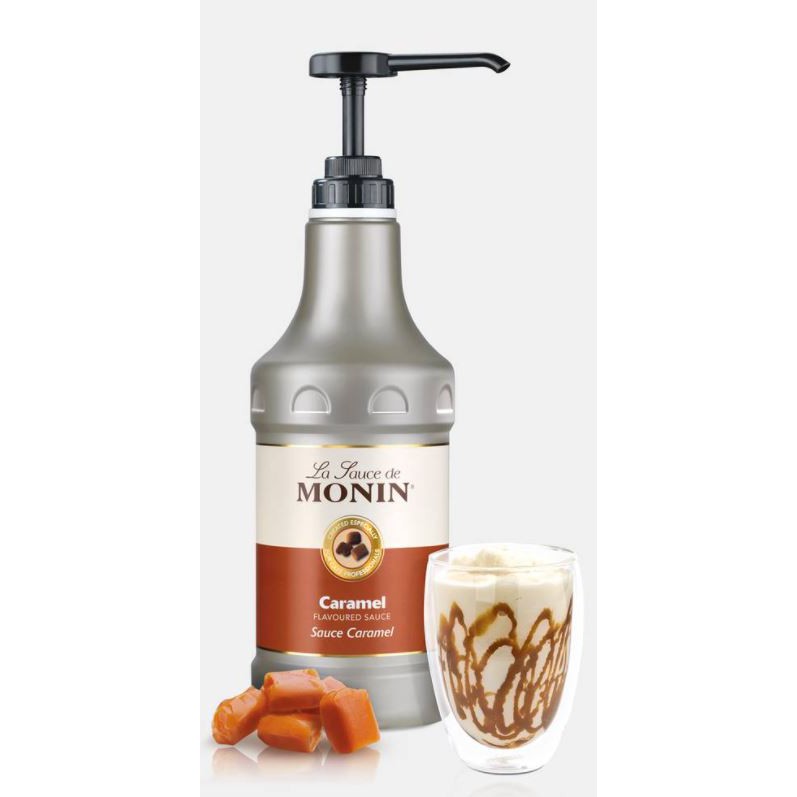 monin caramel syrup pump