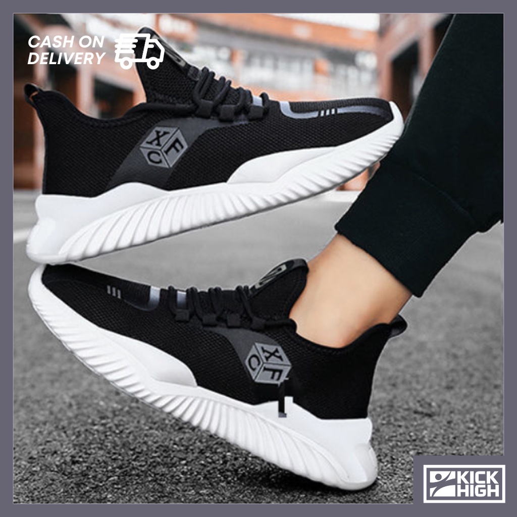 Kick High PH Black Shoes for Men Sneakers TD3B | Shopee Philippines