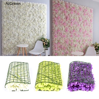 AiGreen 60X40CM Artificial Hydrangea Flower Wall Panels Wedding Venue Backdrop Party Dec . #5