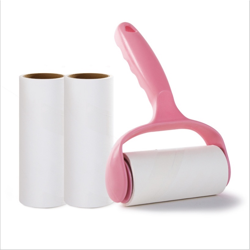 Sticky Roller Sticky Dust Paper Tearable Adhesive Brush Clothes Lint Brush Hair Remover Shopee