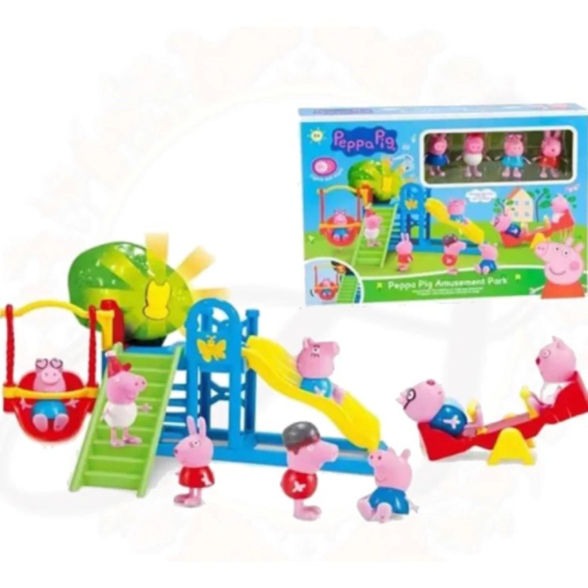 peppa pig park playset