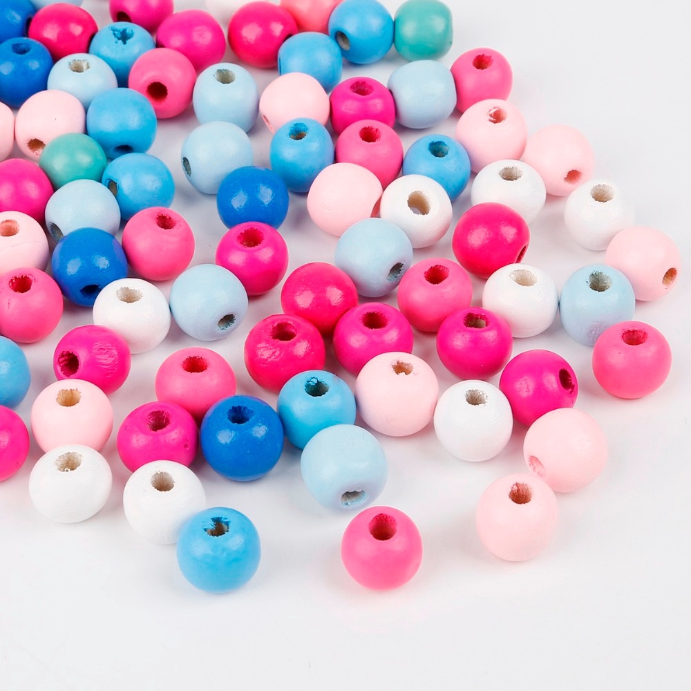 Download Craft Supplies Tools Jewelry Supplies Beading Supplies 110 Painted Wooden Beads 30x8mm Oval Mixed Colored Beads Wood Beads Item 1076wb Beads