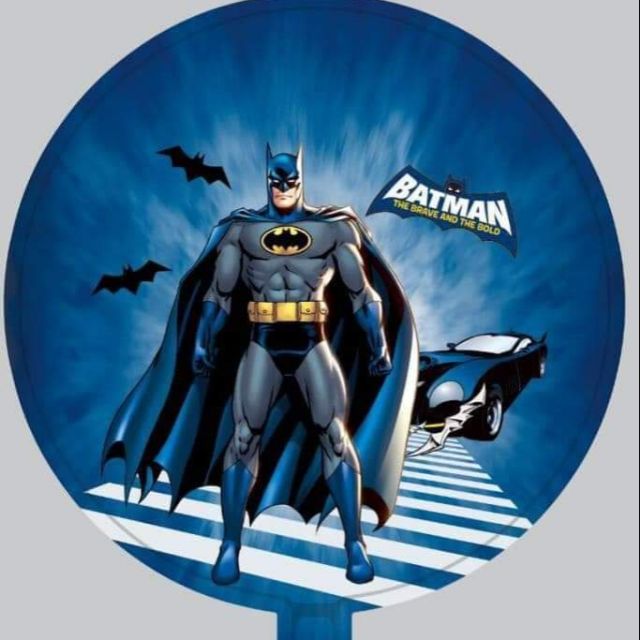 Batman Round foil(6pcs)per pack | Shopee Philippines