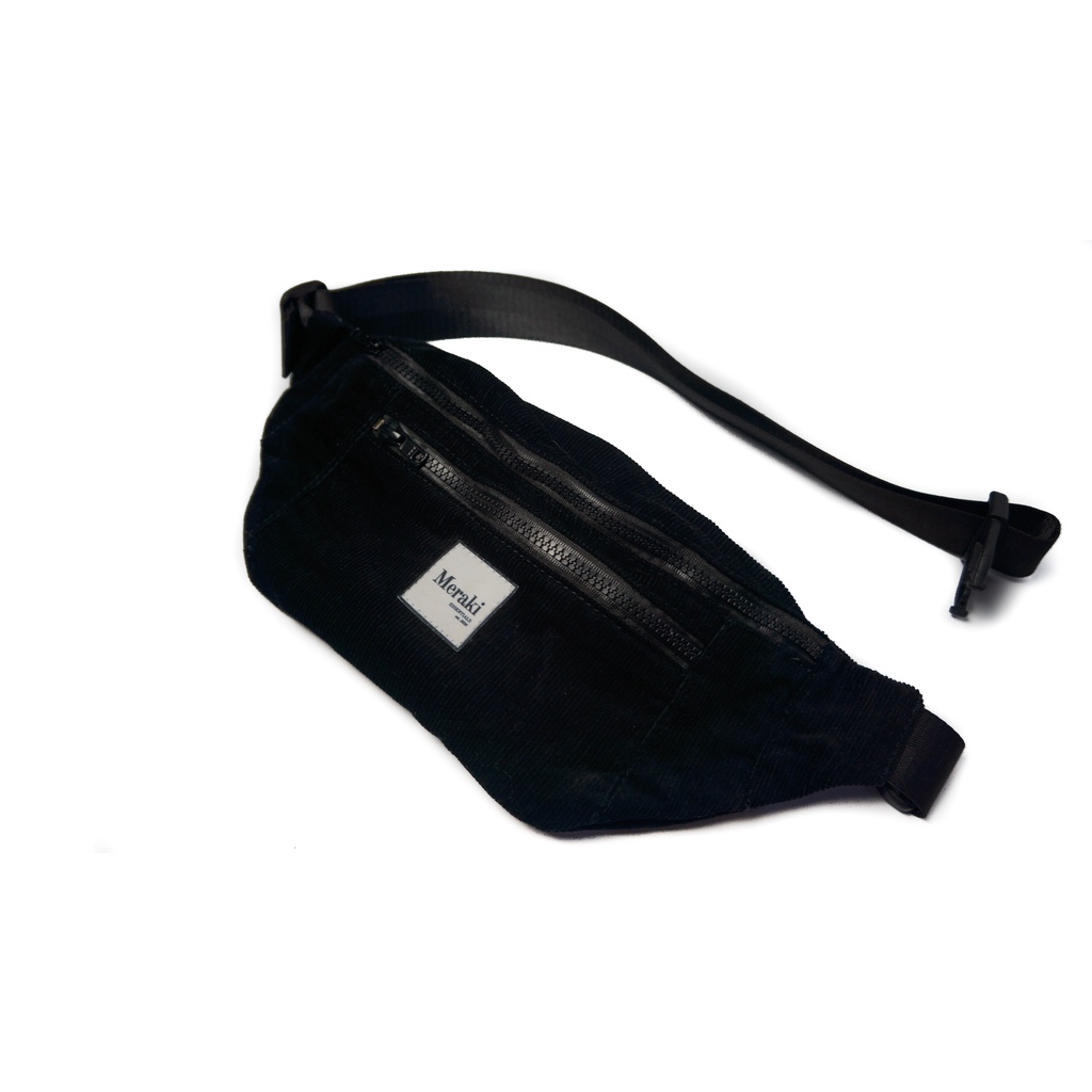 Meraki Essentials Unisex On the go Fanny Pack/Belt Bag Black | Shopee ...