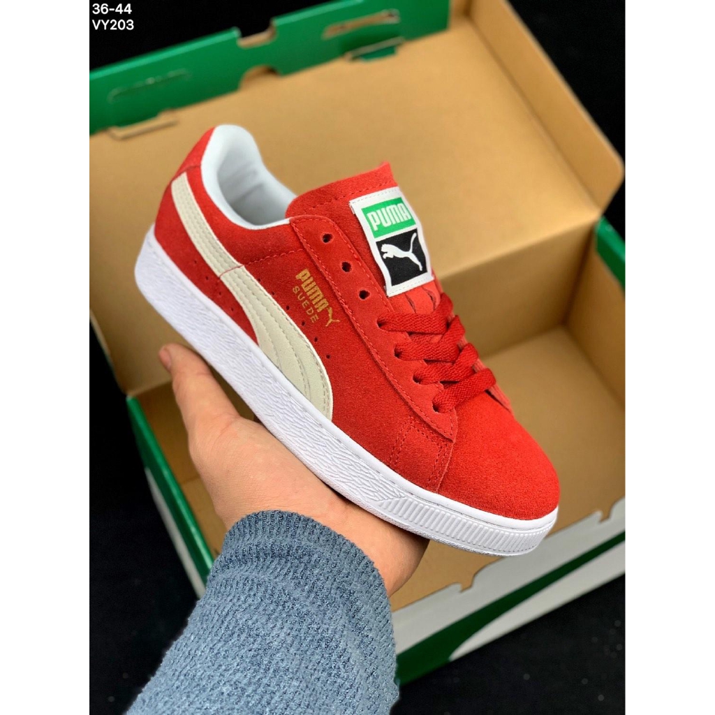 Puma SUEDE retro low-heeled sneakers 