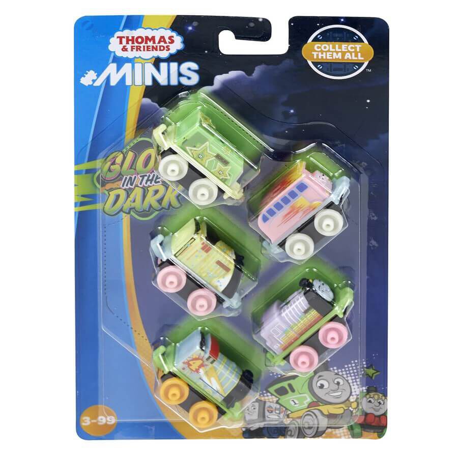 2017 Thomas and Friends Minis GLOW IN THE DARK Lot of 2 Packs Sealed Brand New! 2017 Thomas and Friends Minis GLOW IN THE DARK Lot of 2 Packs Sealed Brand New!