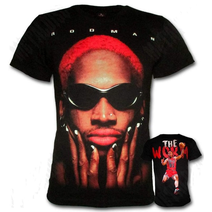 cLCDennis Rodman RockYeah NBA Rock band shirt size S M L XL. Shopee