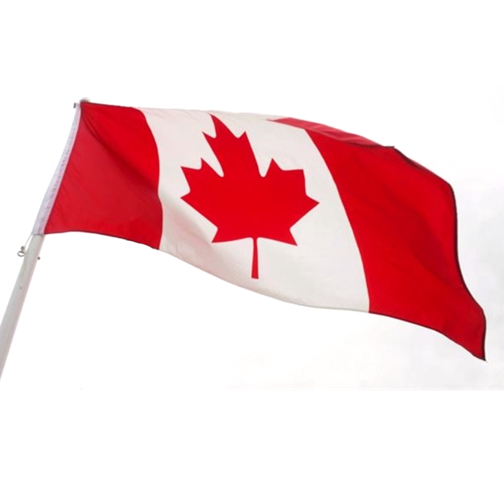 Canadian Flag 3 x 5 ft Polyester Canada Maple Leaf Banner Indoor Outdoor Grommet
