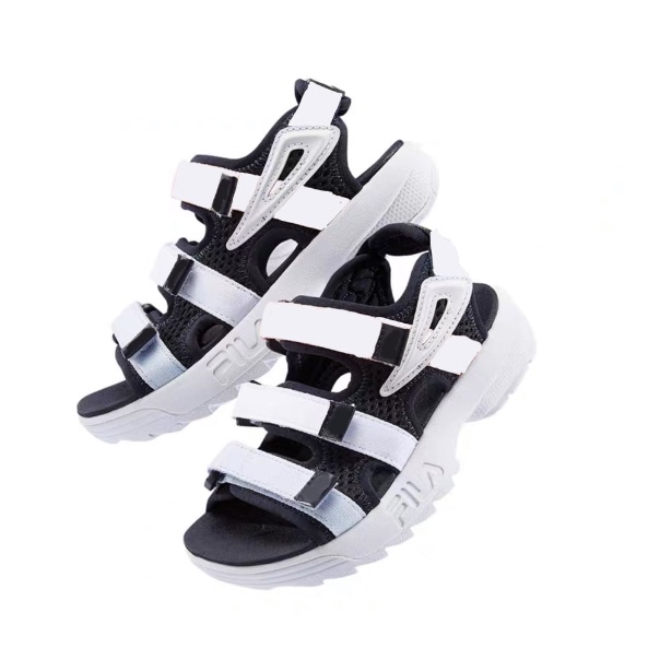 fila red sandals