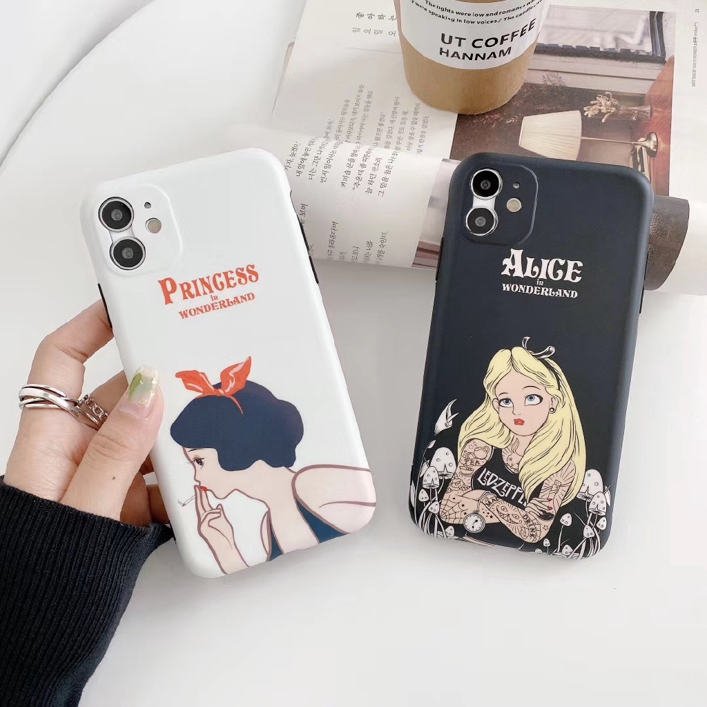 Creative Emoji Spoof Snow White For Iphone 11 Pro Xs Max Se2 Ix Xr I7 I8 Plus Mobile Phone Case Shopee Philippines