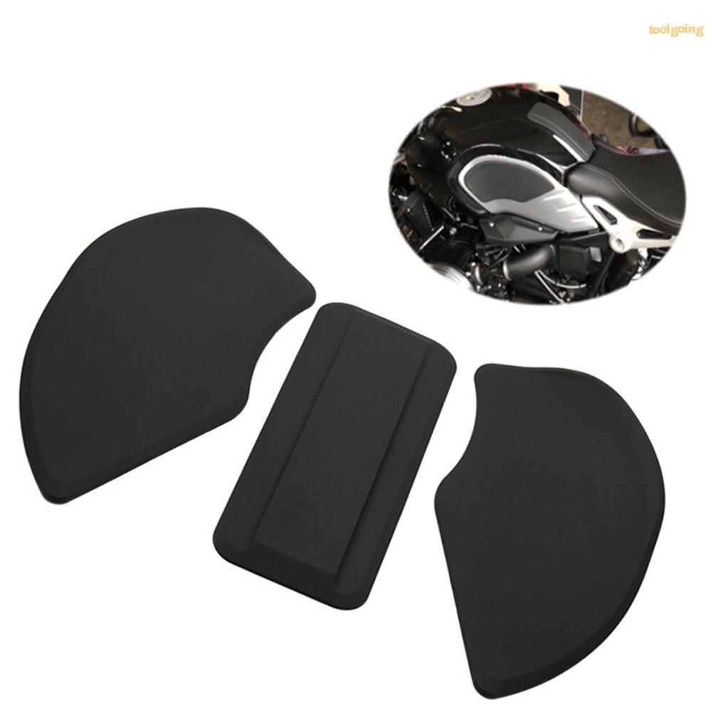 none Toolgoing Motorcycle Tank Traction Pad Decal Gas Fuel Rubber Knee
