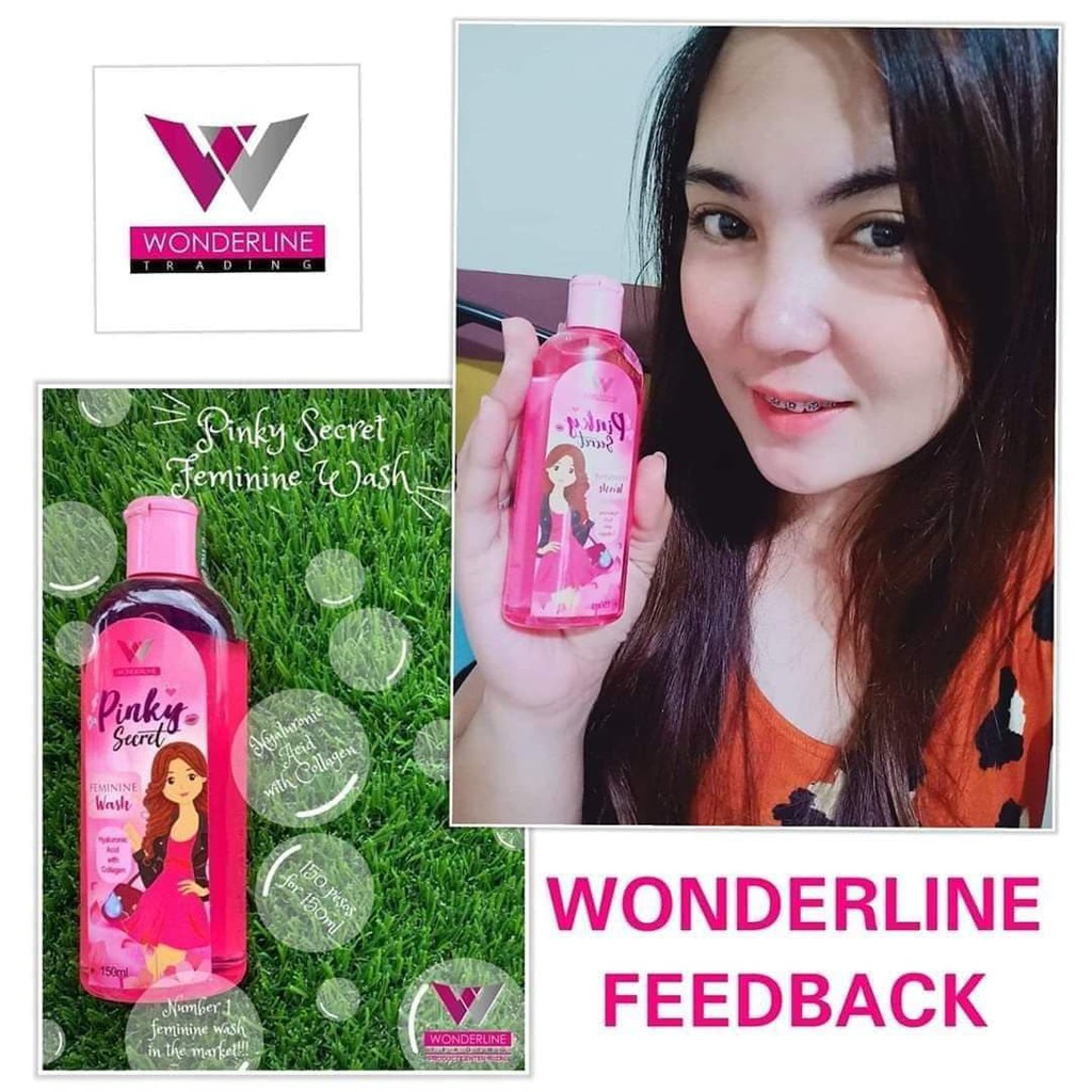 Wonderline Pinky Secret Feminine Wash 150ml | Shopee Philippines