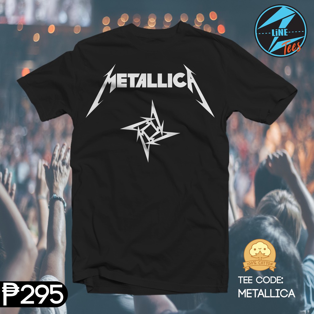 metallica band shirt