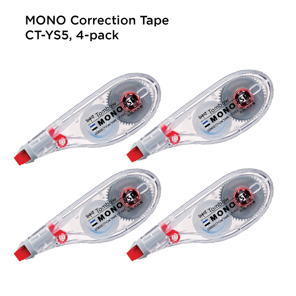 Tombow Mono Correction Tape 5mm X 10m 4 Pack Shopee Philippines