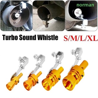 XL Silver Car Turbo Whistle,Universal Aluminum Car Motorcycle Turbo Sound Whistle Muffler Exhaust Pipe Blow Off Valve Simulator 