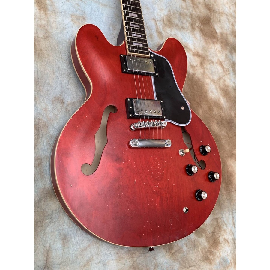 Gibson ES335 Electric Guitar,SemiHollow Body Jazz, Aged/Relic JD Simon