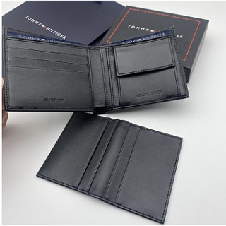 Tommy Hilfiger Tommy Coin Purse Plain Wallet Coin Purse Card Men's Short Clip Men's Wallet Men's Mu #6