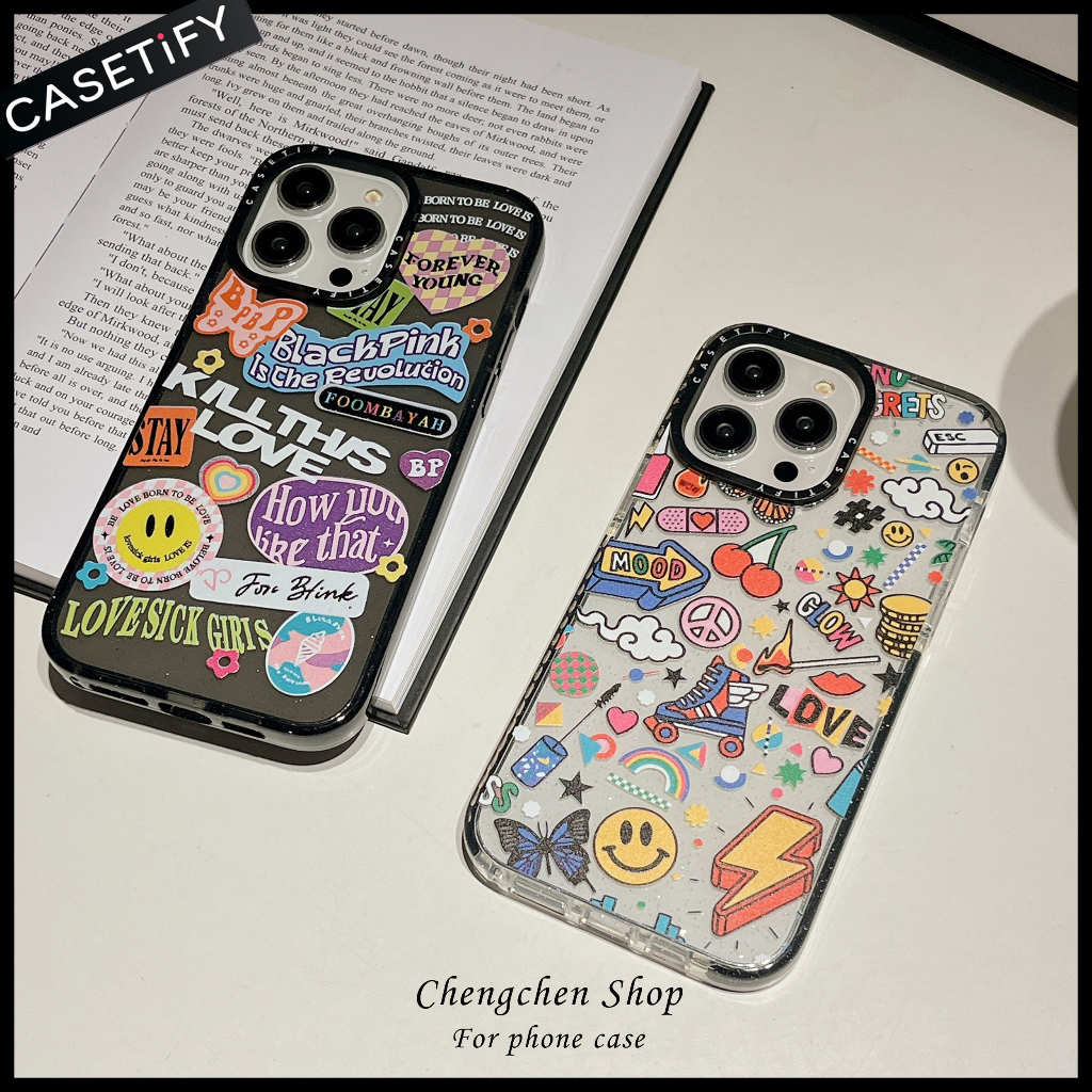 【CASETiFY】 BLACKPINK Sticker Case 13pro Where to Find New Blackpink Casetify Phone Case Collection