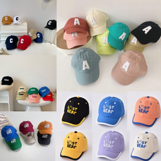 Baby Boys Girls Baseball Hats Letter A Printed Sun Hats Outdoor Sun Protection Hats Caps