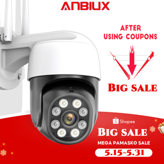 ANBIUX 8MP HD IP Camera 4K Ai Human Detection 1080P Audio WI-FI PTZ Camera Outdoor 5MP Color Infrared P2P CCTV Camera Video Surveillance IP66 Waterproof #1