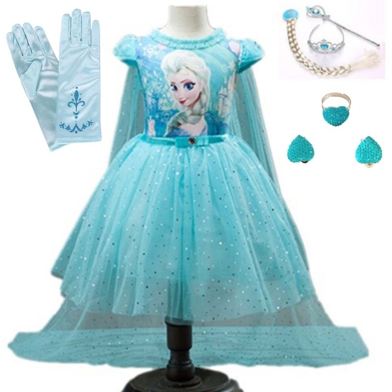 sachin and babi light blue dress Winter Wonderland Costumes For Adults and Kids main image 1