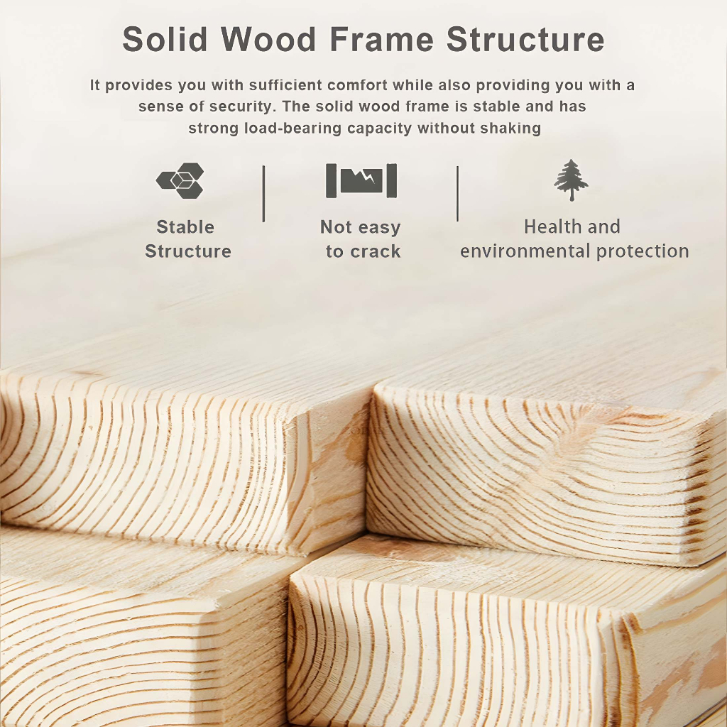 Dremae Solid wood bed frame Family bedstead Single/Double/Queen/King size Bed Bedroom Furniture senior bedding - Image 3