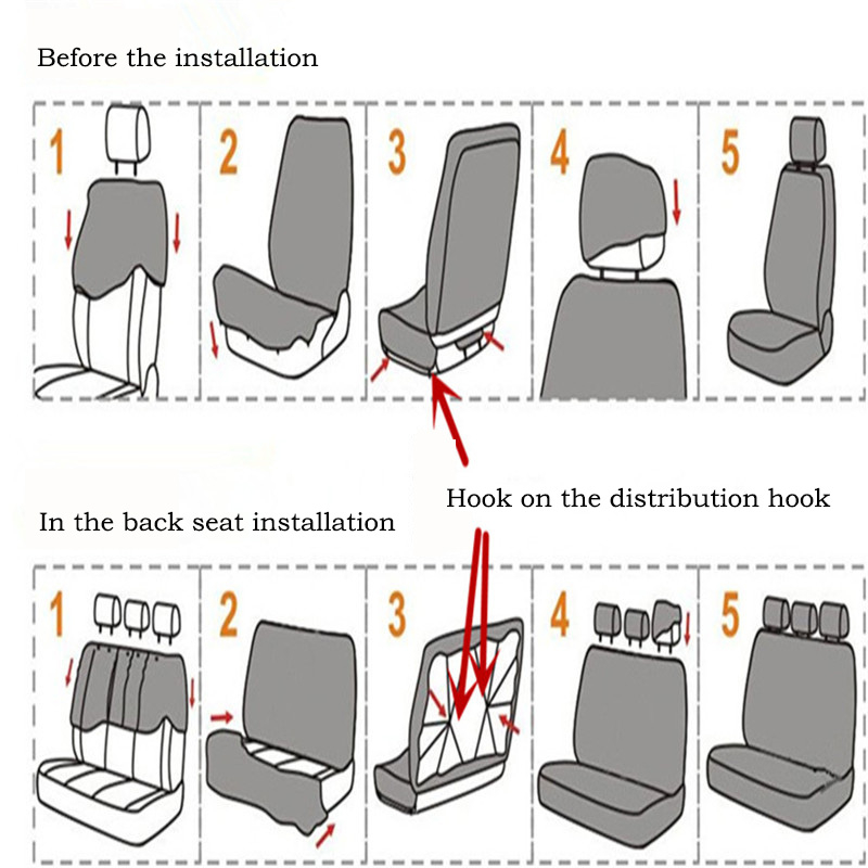 SuperAuto Car Seat Covers For Suzuki Full Set Car Seat Protector Car Interior Accessories - Image 5