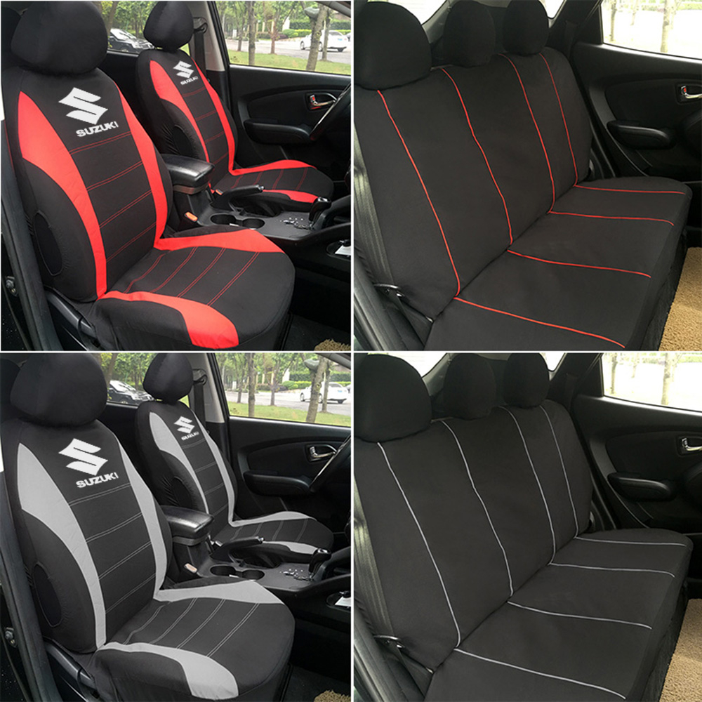 SuperAuto Car Seat Covers For Suzuki Full Set Car Seat Protector Car Interior Accessories - Image 3