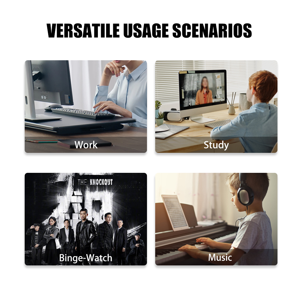 HVLANYN All In One PC Y1 Desktop Computer 24 Inch Intel Core N5095 8G RAM 256G SSD - Image 8