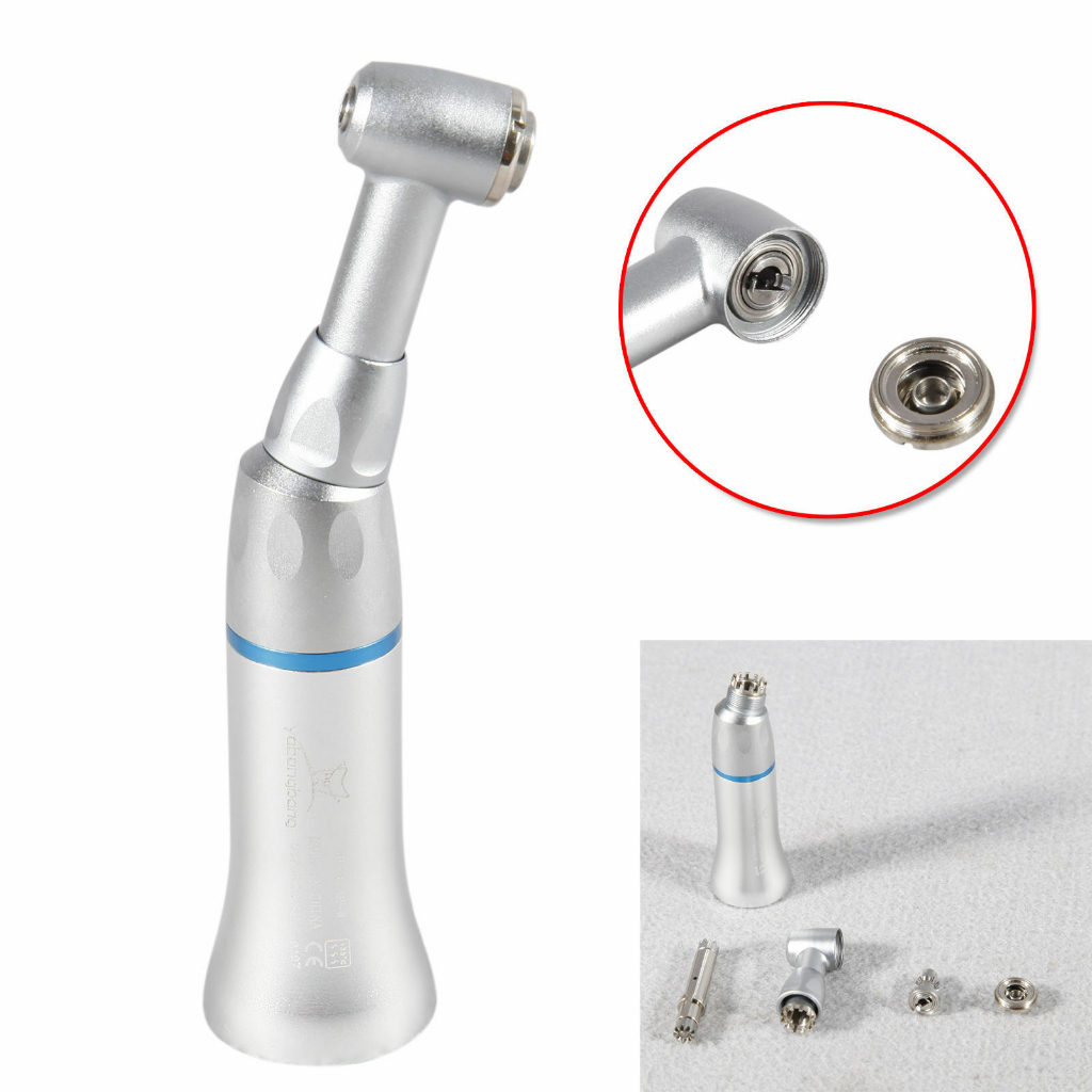 Push Button Head Dental Slow Low Speed Handpiece Contra Angle handpiece ...