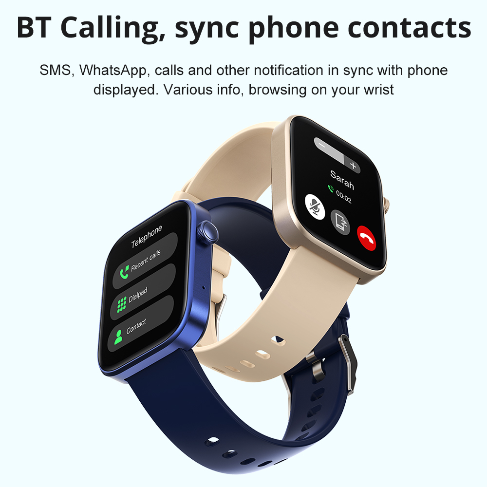 COLMI P71 Smart Watch IP68 Waterproof Bluetooth Calling Blood Pressure Sports Modes Women Men - Image 2