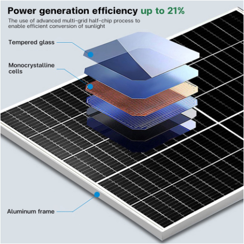 （5 Year warranty）Solar panels 500W solar panel set waterproof ip67 suitable for home solar controller - Image 6