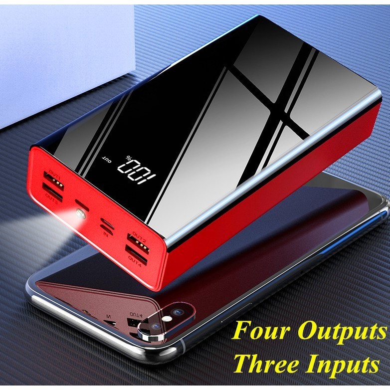 power bank 150000mAH powerbank type c with led light 2 Input 4 Output powerbank for iphone buy 1 take 3 gift - Image 2