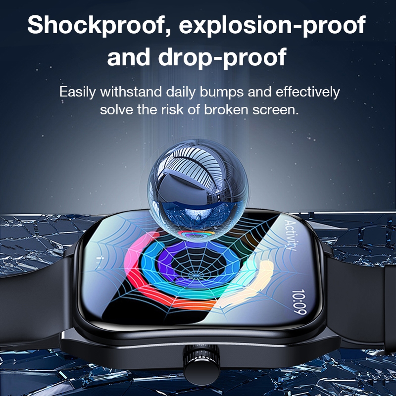 AOLON Curve Smart Watch IP68 Waterproof 2.01-inch Curved IPS Screen Bluetooth Call Running Pace Custom Wallpaper Smartwatch Health Monitoring - Image 4