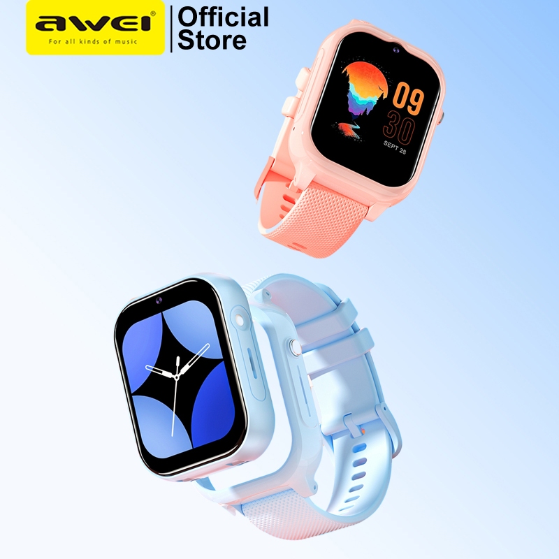 Awei Kids Smart Watch With Camera Anti-Lost Kids Smartwatch Built-In SIM Card Slot