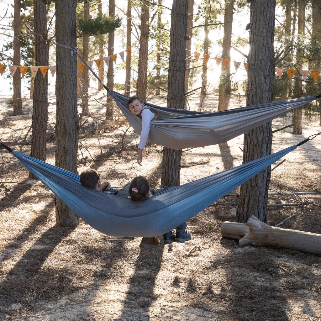 Naturehike hammock ultralight portable outdoor swing anti-rollover summer outdoor camping Hammock Max load bearing 200KG - Image 4