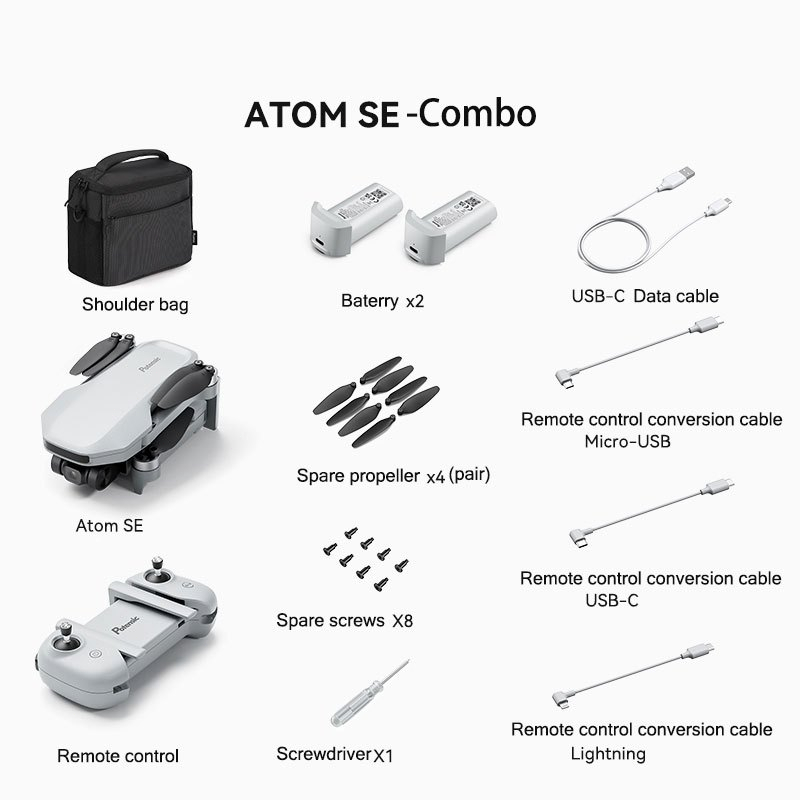 Potensic Atom SE - Camera Drone | 29-Min Max Flight Time | Level 5 Wind Resistance|4.0K/30fps Video — view 8