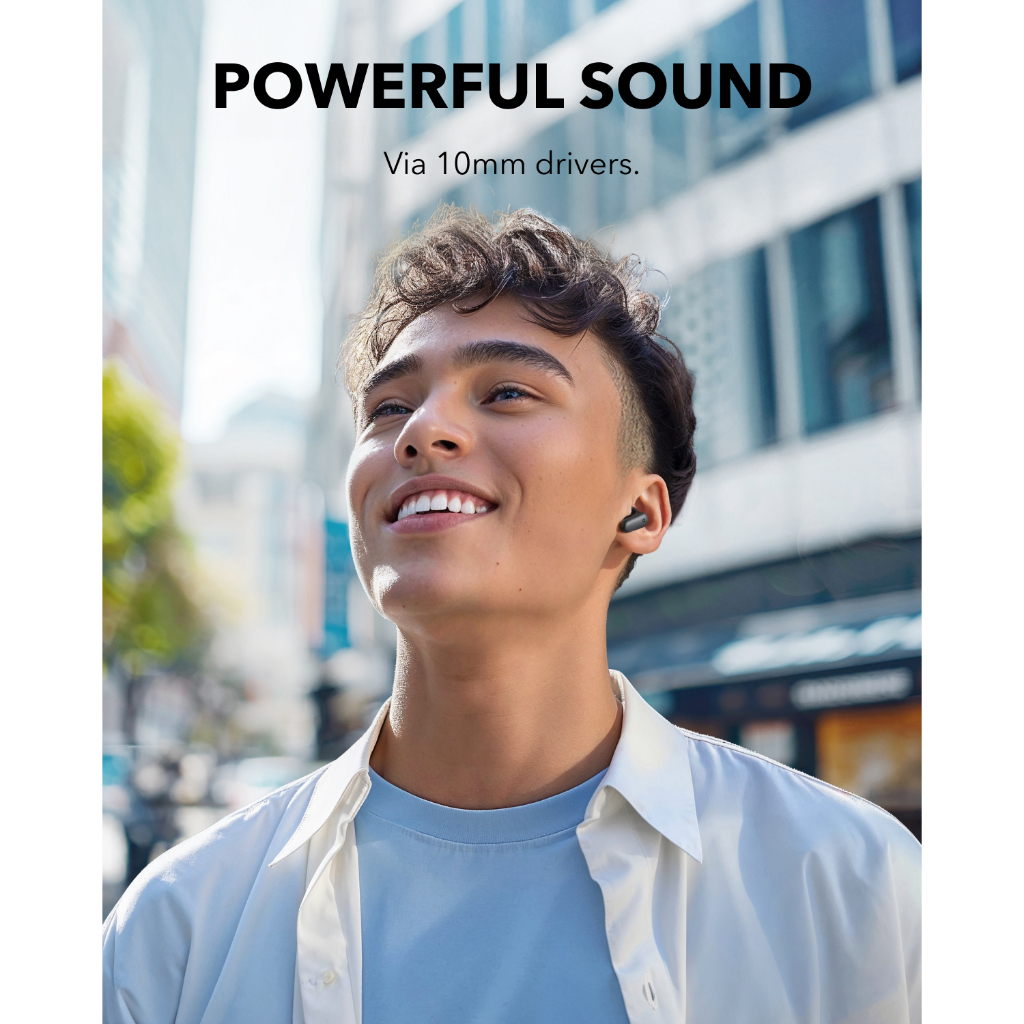 【TWS+ Stand】Soundcore by Anker R50i NC Earbuds Adaptive ANC Bluetooth 5.4 TWS 42dB Low Latency Headphone 45H Play Time Headsets 10mm Drivers Earphone TWS A3959 - Image 4